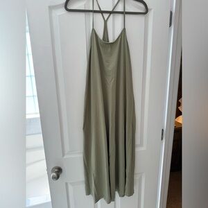 Size Small — green cotton Zara Maxi Dress
